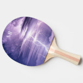パープルスカイ稲妻ストライクカスタム 卓球ラケット (横)