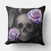 パープルスカルクール クッション (正面)