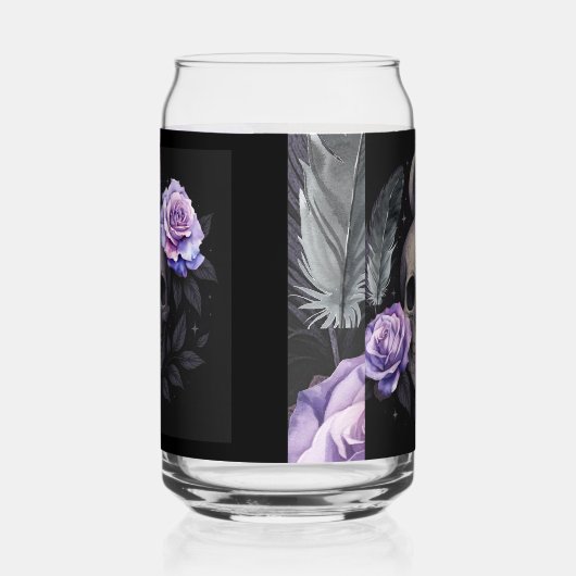 パープルスカル ガラス缶 (右)