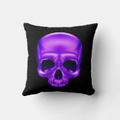 パープルスカル クッション (裏面)