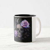 パープルスカル ツートーンマグカップ (正面右)