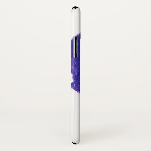 パープルスカル Case-Mate iPhoneケース (裏面/右)