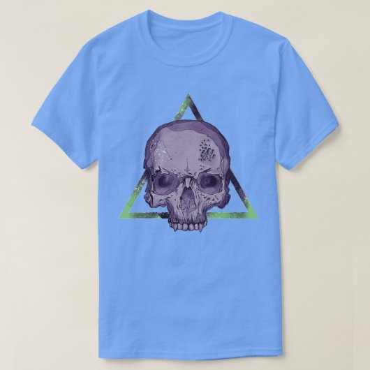 パープルスカル Tシャツ (デザイン正面)