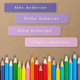 パープルスキニー防水接着剤キッズラベル ラベル