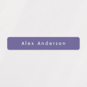 パープルスキニー防水接着剤キッズラベル ラベル (デザイン1)