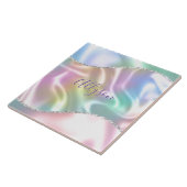 パープルスクリプトの名前をカスタマイズ, Iridescent Wave タイル (側面)