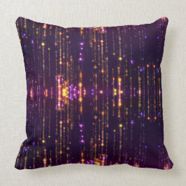 パープルスタイリッシュグリッター金ゴールドモゲルンスパルクル クッション