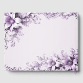 パープルスタイリッシュフラワーズゲストハウス ゲストブック (裏面)