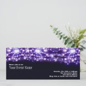 パープルスターきらめくズ招待状 招待状 (スタンド正面)