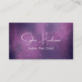 パープルスターエレガントリー作家ネットワーク 名刺
