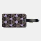 パープルスターズの荷札 ラゲッジタグ (裏面横)