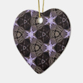 パープルスターズオーナメント セラミックオーナメント (左)