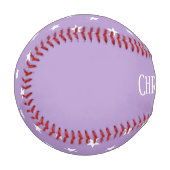パープルスターズ野球 野球ボール (正面左)
