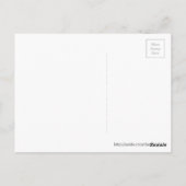 パープルスターバスト – マンダラ – 愛のはがき ポストカード (裏面)