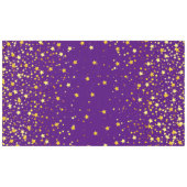 パープルスターリークリスマステーブルクロス テーブルクロス (正面(横))