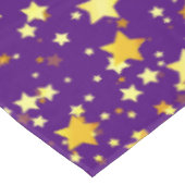 パープルスターリークリスマステーブルクロス テーブルクロス (アングル)