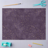 パープルスターリーナイトシリーズデザイン11 薄葉紙 (クラフト)