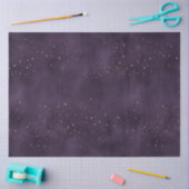 パープルスターリーナイトシリーズデザイン6 薄葉紙 (クラフト)