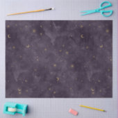 パープルスターリーナイトシリーズデザイン9 薄葉紙 (クラフト)