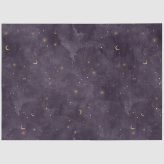 パープルスターリーナイトシリーズデザイン9 薄葉紙 (正面)