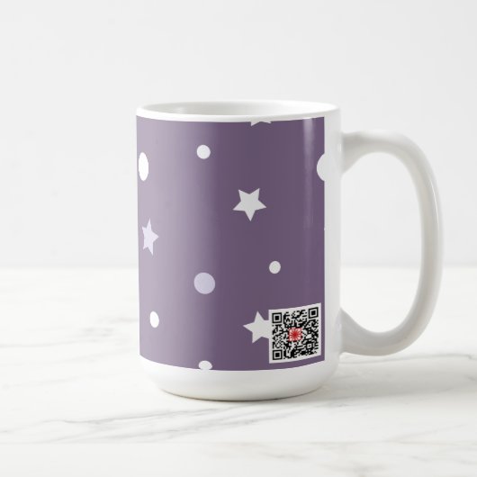 パープルスター コーヒーマグカップ (右)