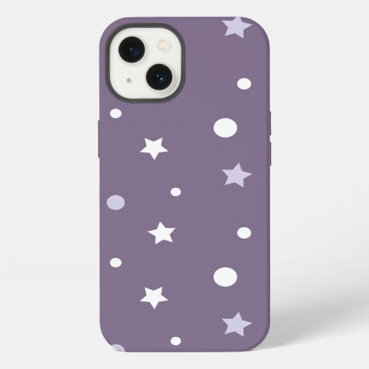 パープルスター iPhoneケース (裏面)