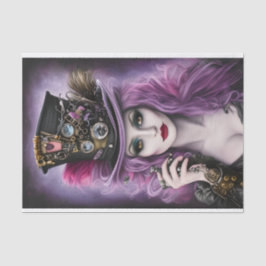 パープルスティームパンク美しい 薄葉紙