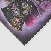 パープルスティームパンク美しい 薄葉紙 (詳細)