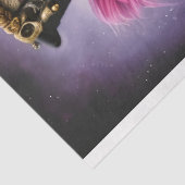 パープルスティームパンク美しい 薄葉紙 (詳細)