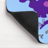 パープルステゴサウルスマウスパッド マウスパッド (コーナー)