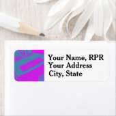 パープルステノマシンコートレポーター名刺 ラベル (インサイチュ)