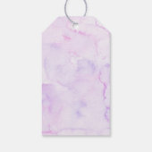 パープルストックザキッチンブライダルシャワーギフトラベル ギフトタグ (裏面)
