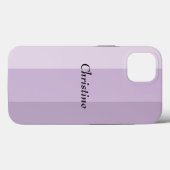 パープルストライプのグラデーションカスタム Case-Mate iPhoneケース (裏面 (横))