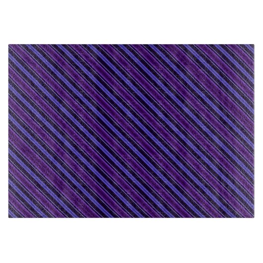 パープルストライプのズ カッティングボード (正面)