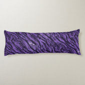 パープルストライプの迷彩柄 ボディピロー (裏面)