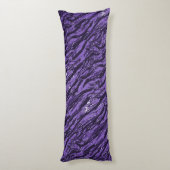 パープルストライプの迷彩柄 ボディピロー (裏面 (縦))