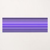 パープルストライプヨガマット ヨガマット (裏面(横))