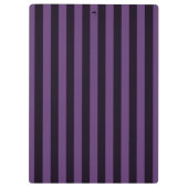 パープルストライプ縦型カスタマイズこれ！ クリップボード (裏面)