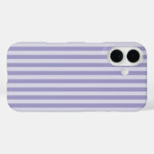 パープルストライプ Case-Mate iPhoneケース (裏面 (横))
