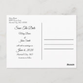 パープルストリークス結婚ズ ポストカード (裏面)