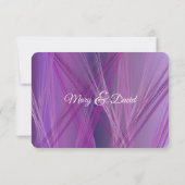 パープルストリークス結婚ズ 出欠カード (裏面)