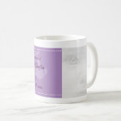 パープルストークベビーフォトマグス コーヒーマグカップ (正面右)