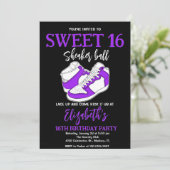 パープルスニーカーBash誕生日パーティー 招待状 (スタンド正面)