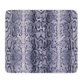 パープルスネークスキンアニマルプリント カッティングボード (正面)