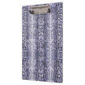 パープルスネークスキンアニマルプリント クリップボード (左)