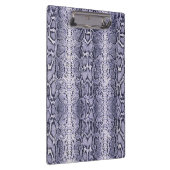 パープルスネークスキンアニマルプリント クリップボード (右)