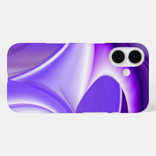 パープルスノードリーム、抽象芸術ファンタジーレインボーアート Case-Mate iPhoneケース (裏面 (横))