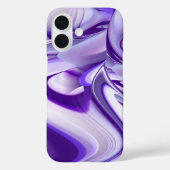 パープルスノードリーム、抽象芸術ファンタジーレインボーアート Case-Mate iPhoneケース (裏面)