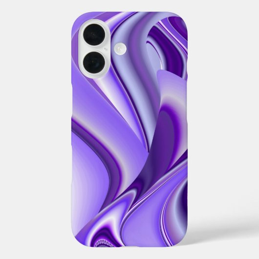 パープルスノードリーム、抽象芸術ファンタジーレインボーアート Case-Mate iPhoneケース (裏面)