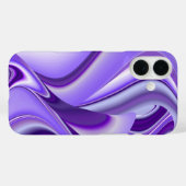 パープルスノードリーム、抽象芸術ファンタジーレインボーアート Case-Mate iPhoneケース (裏面 (横))
